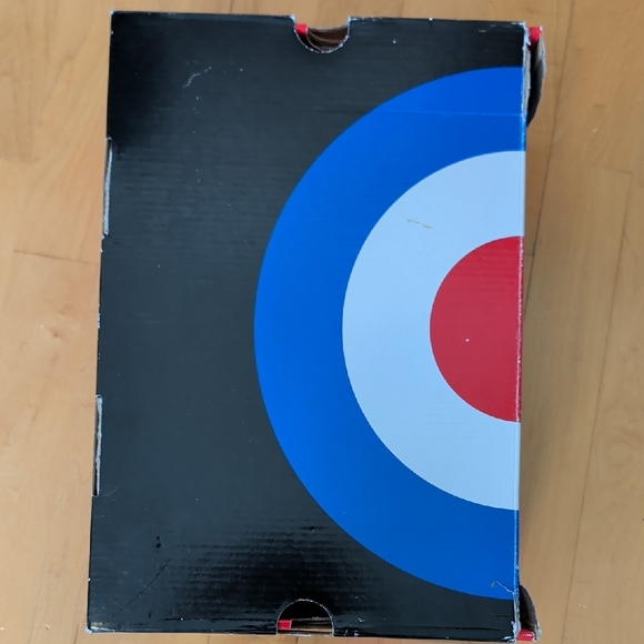 Dr. Martens Black Boots with Blue and White Accents - Picture 10 of 11